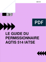 Le Guide Du Permissionnaire Aqtis 514 Iatse - Nov 2022