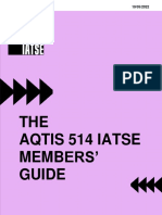 Members' Guide Aqtis 514 Iatse - May 2022
