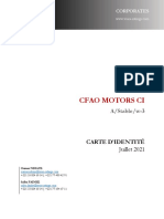 CFAO Motors - Carte Identite Juillet 2021