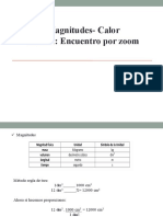 Magnitudes Calor