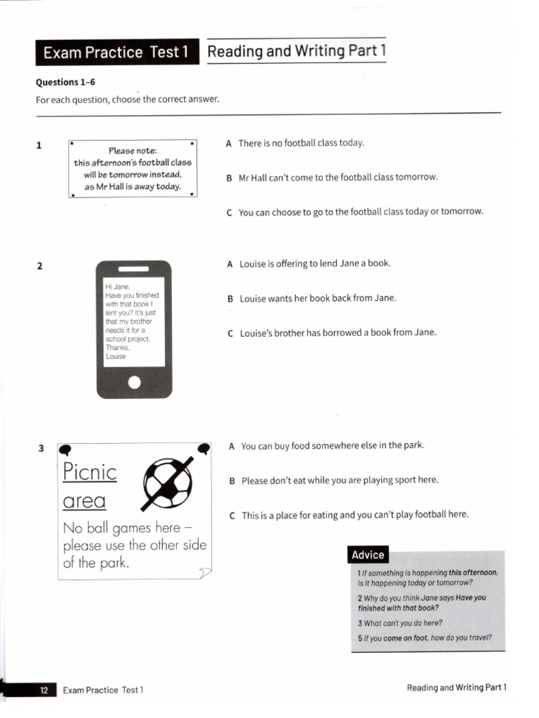 MOCK KET 1 | PDF