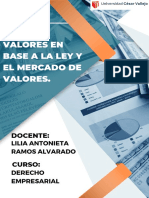 G6°titulos Valores en Base A La Ley y El Mercado de Valores.