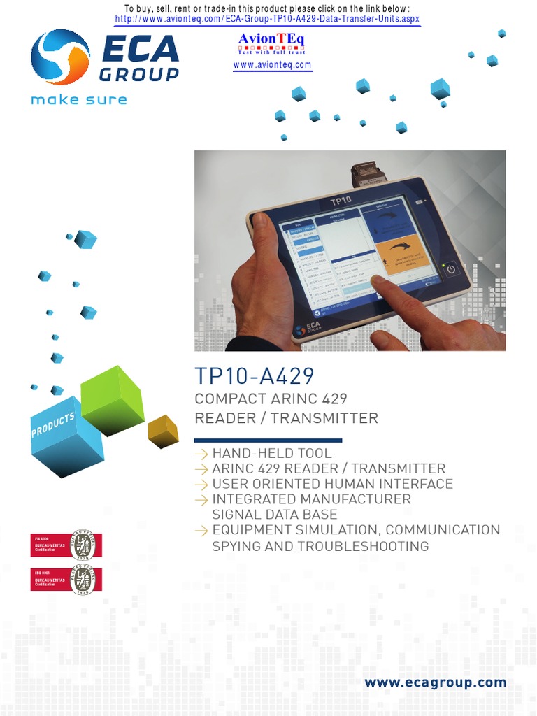 Compact ARINC 429 Reader/Transmitter | PDF