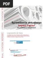Download Journal Citation Report - sprawdzanie aktualnego Impact Factor by bazy_pg SN65279603 doc pdf
