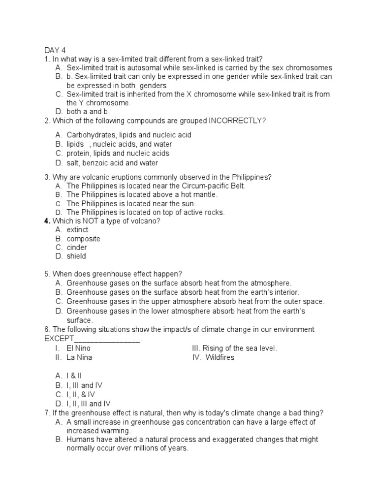 Day 4 Reviewer | PDF