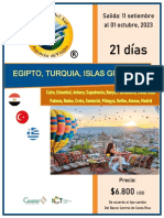 Egipto, Turquia, Islas Griegas - Septiembre 2023