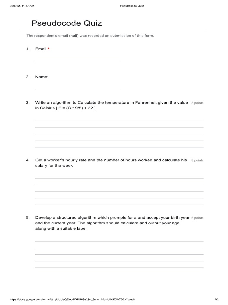 Pseudocode | PDF