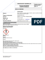 MSDS - Shampoo de Muebles Frotex