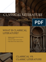 Classic Book Education Presentation Widescreen