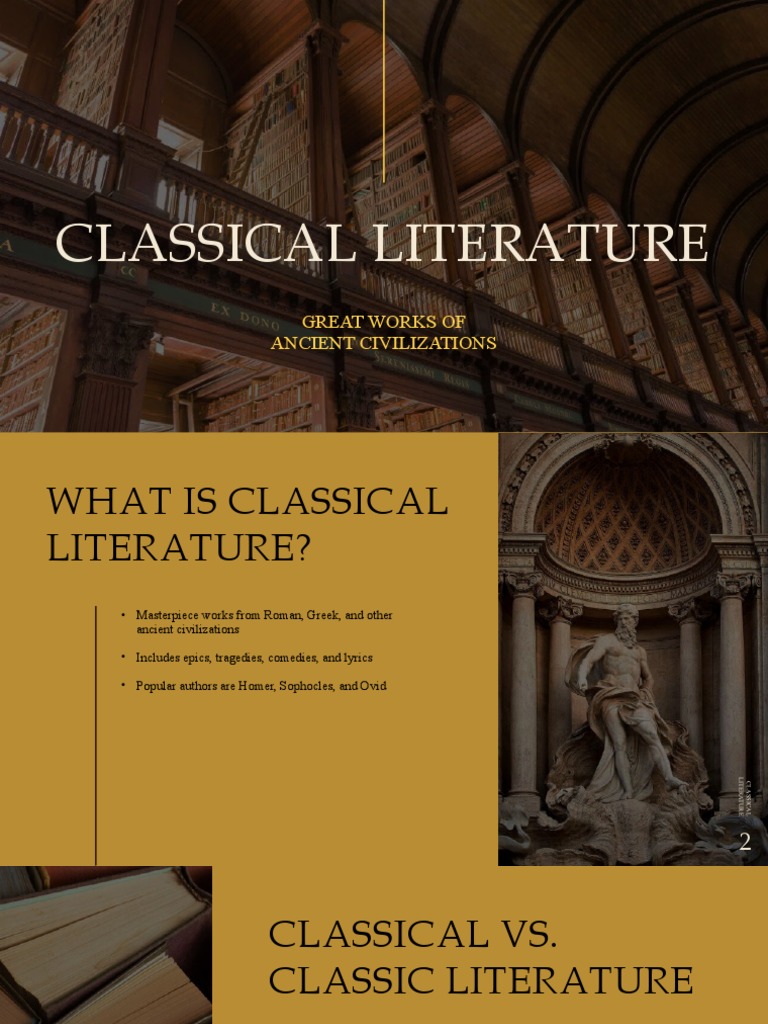 Classic Book Education Presentation Widescreen Pdf Classics Homer