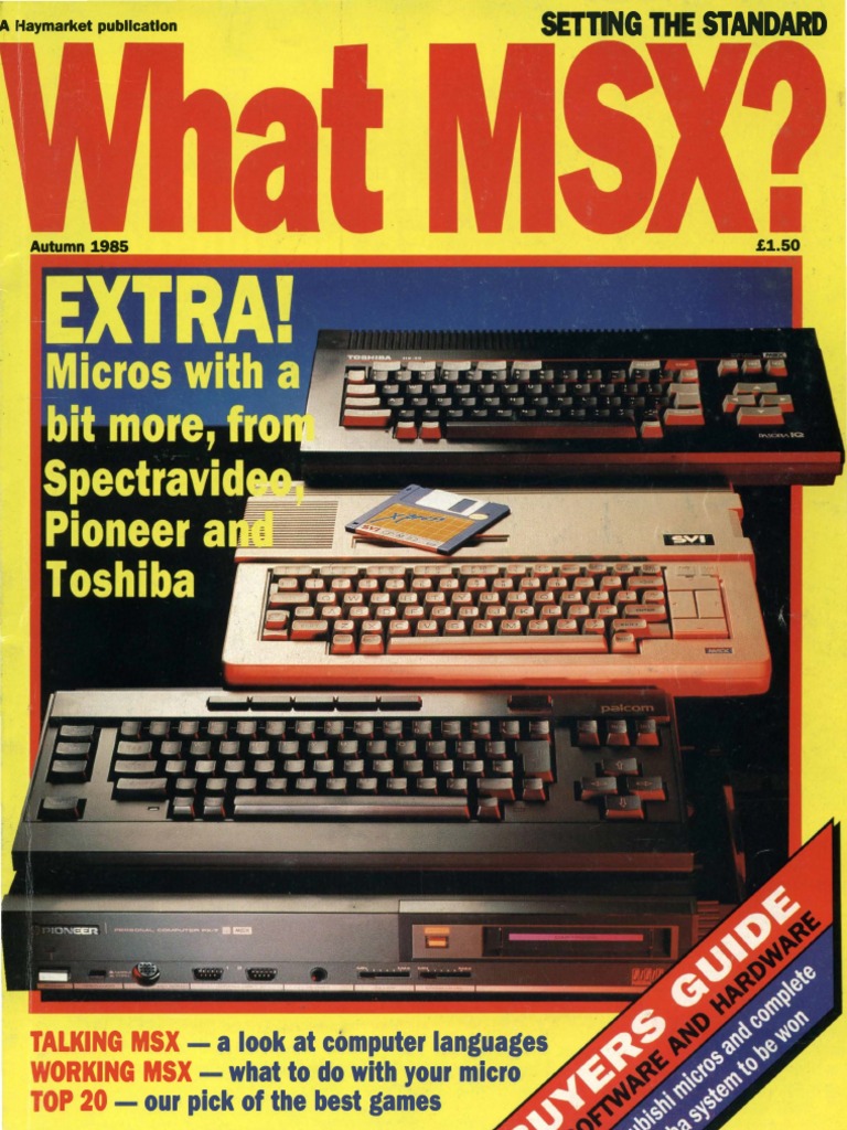 What MSX - Vol1 No 3 - Autumn 1985 | PDF | Computer Hardware