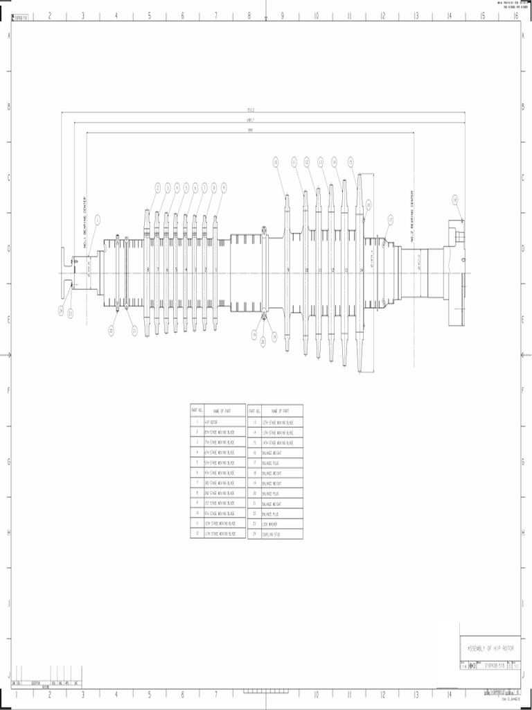 Rotor Drawing | PDF