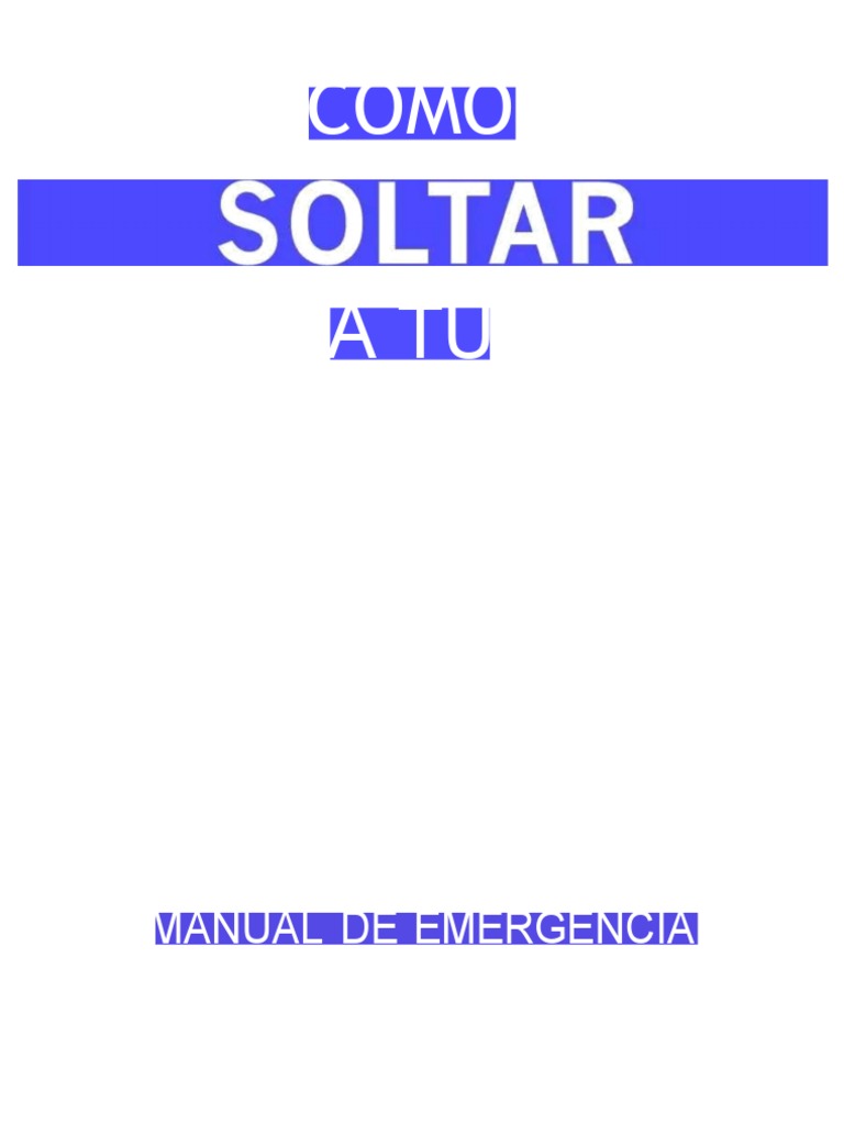 PDF Como Soltar A Tu Ex Manual de Emergencia Anastassia Sfeir | PDF | Amor | Inteligencia artificial