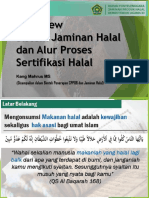 Alur Proses Sertifikasi Halal Dan Overview Sistem Jaminan Halal