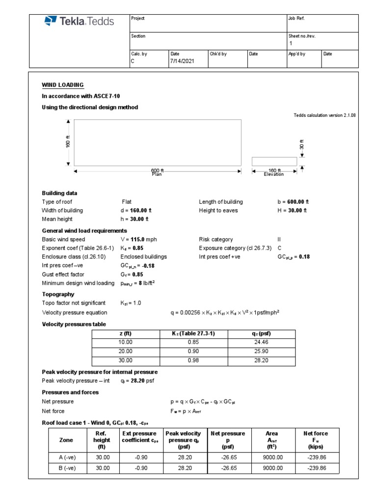 Wind Loading Moment Frame PDF