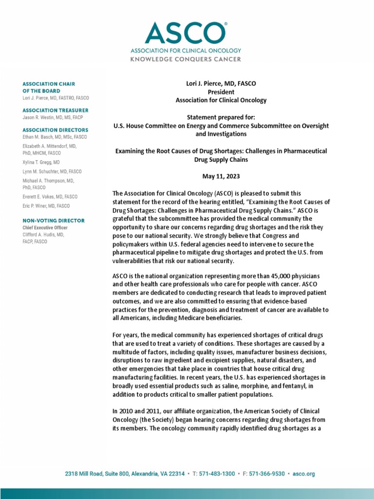 ASCO Statement PDF