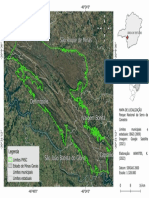 Mapa de Localização - Parque Nacional da Serra da Canastra