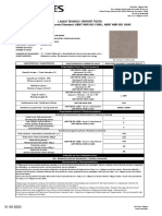 Laudo Técnico / Report Tests Normas Vigentes / Current Standard: ABNT NBR ISO 13006 ABNT NBR ISO 10545