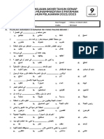 Bahasa Arab PTS 22-23 Genap