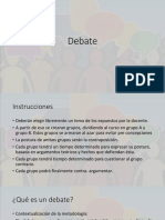 Instrucciones Del Debate