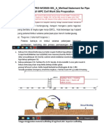 Revisi - IDBC-EJ-CPPRO-WC0503-301 - A - Method Statement For Pipe Trench WPC Civil Work Site Preparation