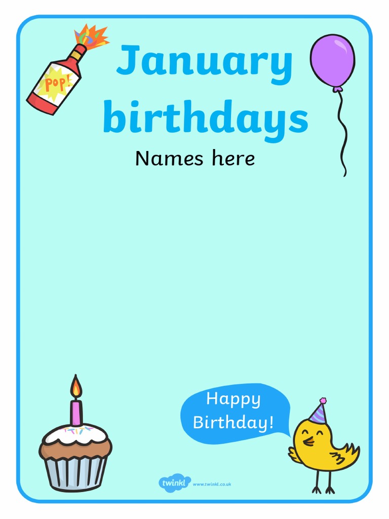 Birthday Poster | PDF