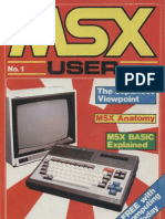 MSX User - Issue 1 - Aug 1984