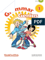 Grammar Genius 1 Test Booklet