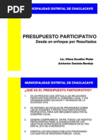 Presupuesto Participativo 09