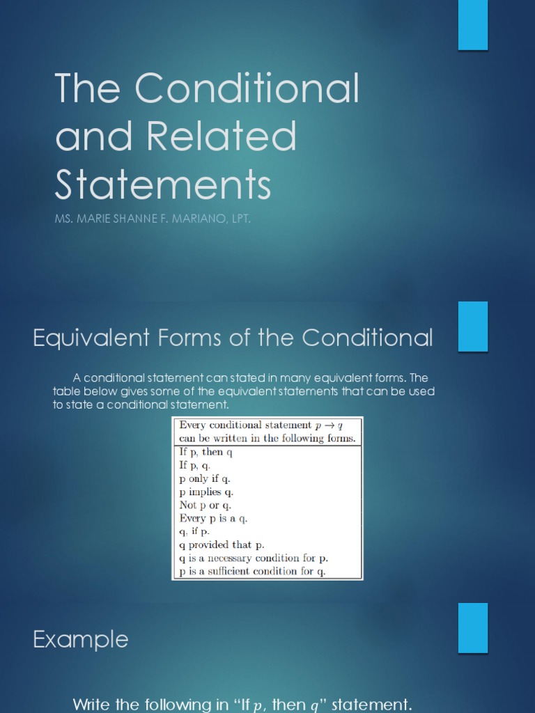 Understanding Conditional Statements | PDF