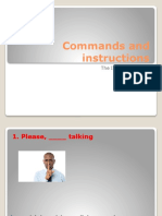 Commands and Instructions