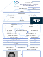 Formato de Afiliacion A La Asociacion Mexicana de Ortodoncia Nuevo Darien