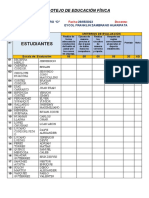 Lista de Cotejo Primero D