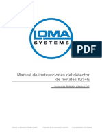 IQ3+E Metal Detector User Manual (Español 