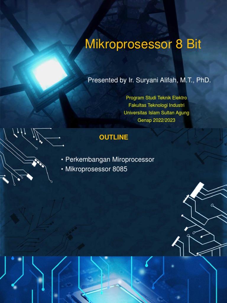 P2-Suryani-Arsitektur Mikroprosessor 8 Bit | PDF | Computers