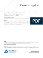A Systematic Review and Qualitative Evidence Synthesis.: Article