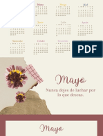 Calendario de Contenido Kawaii Colores Pastel 