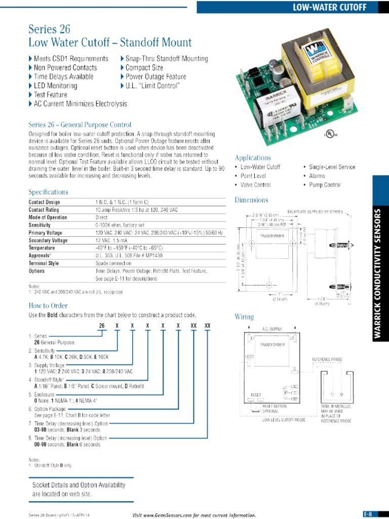 Warrick 26c2doaR Control PDF