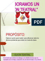 Elaboramos Del Guion Teatral