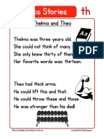 Phonics Stories Comprehension TH