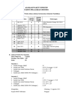 ALOKASI WAKTU & PROTA Tauhid Kelas X