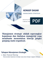 Konsep Dasar Manajemen Strategik