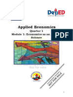 Applied Economics Module 1 Q1