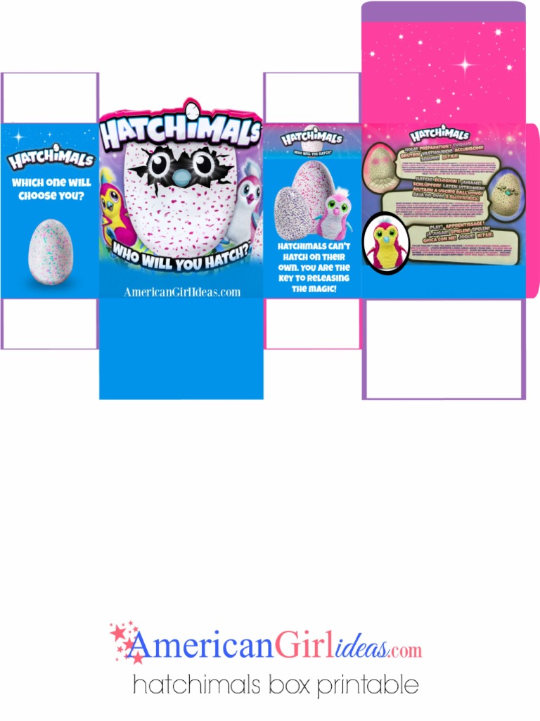 Agi Hatchimals Box Printable | PDF