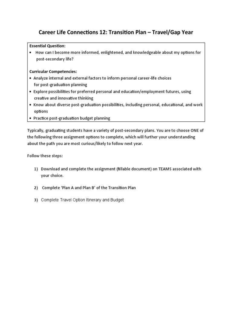 Transition Plan | PDF | Graphic Design | Creativity