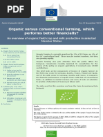 European Commission. (2013, November) - Organic Versus Conventional Farming