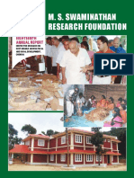 M. S. Swaminathan Research Foundation & Office of Principle Scientific Advisor To