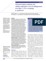 School-Based Interventions For Preventing Substance Use in Indigenous Children Ages 7-13: A Scoping Review Protocol