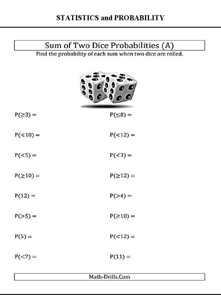 Statistics and Probability | PDF