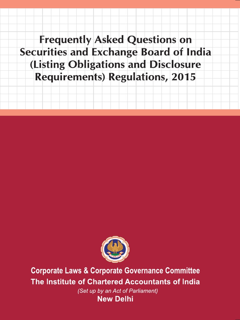 Securities and Exchange Board of India | PDF | Securities (Finance